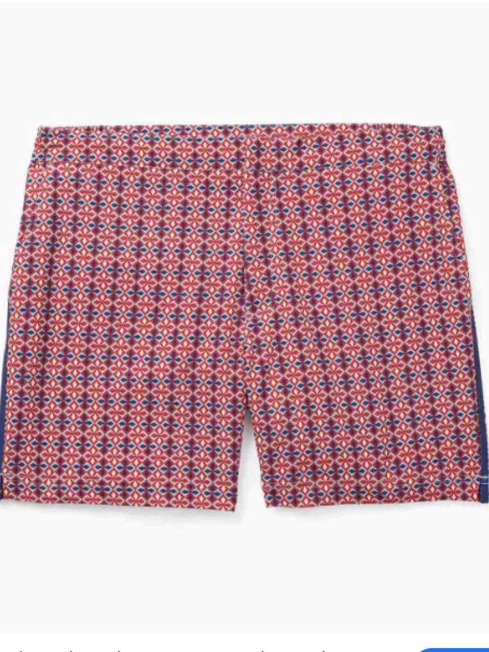 Fair Harbor Men's The Sextant Swim Trunk in Red Schooner Size 34